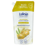 Luxja Creamy &amp; Soft, creamy, nourishing liquid soap, olive and yogurt, stock, 900 ml