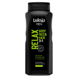 Luxja Men Relax, 3 in 1 relaxing shower gel, hemp oil, 500 ml
