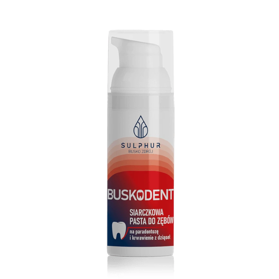 Buskodent, sulphide toothpaste, fluoride-free, 75 g