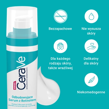 CeraVe, herstellend serum met retinol, 30 ml