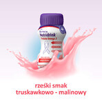 Nutridrink Protein Omega 3, nutritious preparation, crunchy strawberry and raspberry flavor, 4 x 125 ml