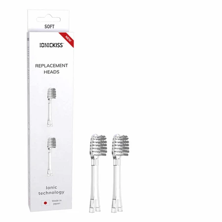 Ionickiss, puntas de recambio para cepillo dental sónico infantil, suaves, 2 piezas
