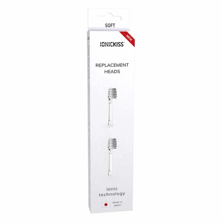 Ionickiss, puntas de recambio para cepillo dental sónico infantil, suaves, 2 piezas