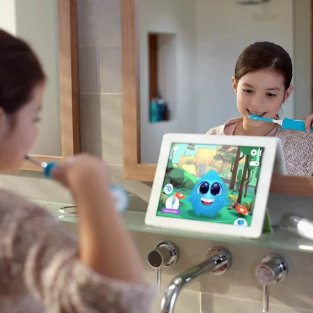 Philips Sonicare para niños, cepillo de dientes sónico, con pegatinas, HX6322/04, 1 pieza
