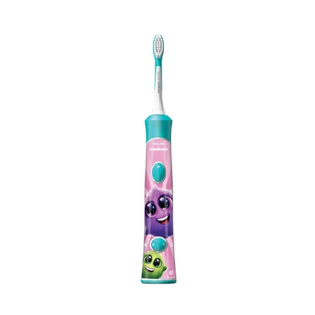 Philips Sonicare para niños, cepillo de dientes sónico, con pegatinas, HX6322/04, 1 pieza