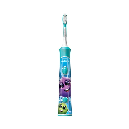 Philips Sonicare para niños, cepillo de dientes sónico, con pegatinas, HX6322/04, 1 pieza