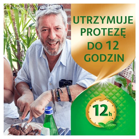 Corega Power Max Fixation + Fraîcheur, crème fixatrice pour prothèses dentaires, double menthe, 40 g