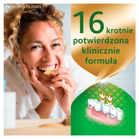 Corega Power Max Fixation + Fraîcheur, crème fixatrice pour prothèses dentaires, double menthe, 40 g