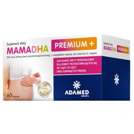 MamaDHA Premium+, 60 cápsulas