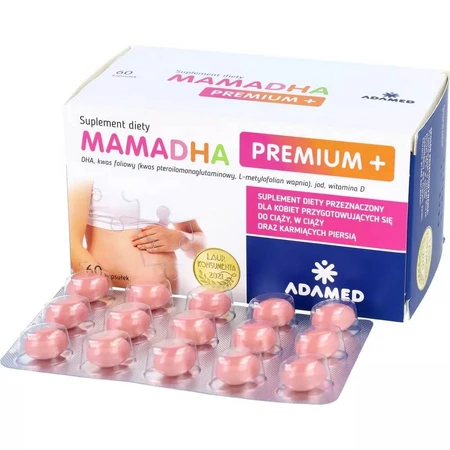 MamaDHA Premium+, 60 cápsulas