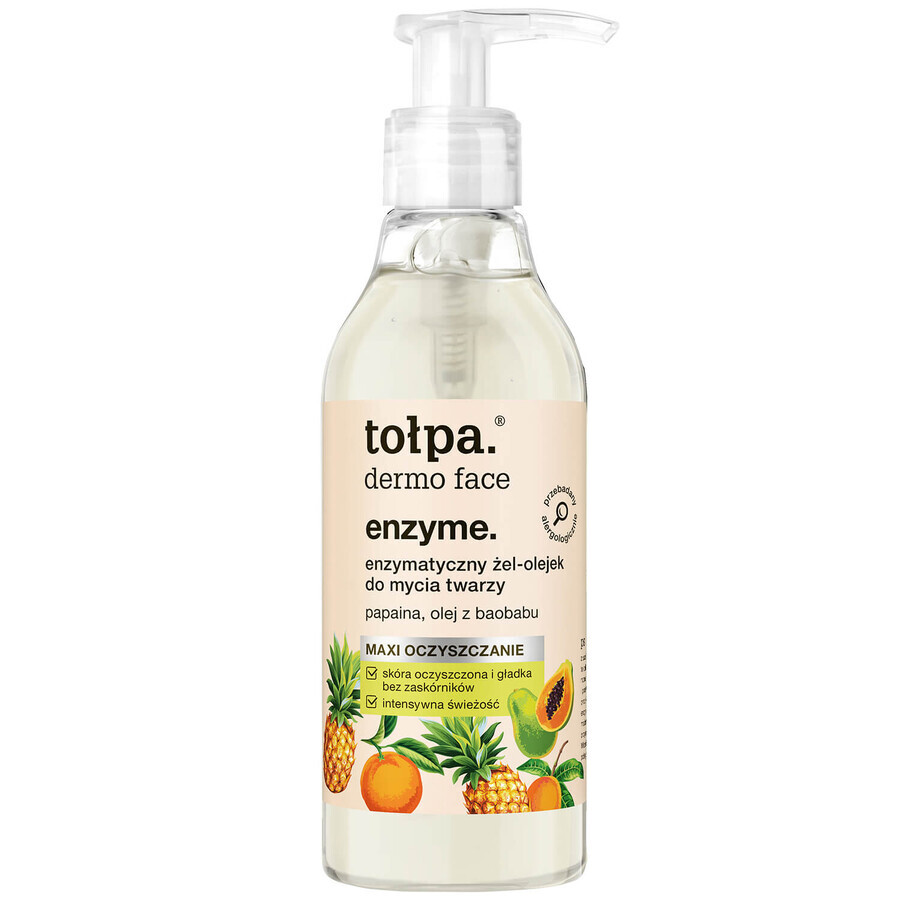 Winkel op Tolpa Dermo Face Enzyme, Enzymatische gel-olie gezichtsreiniger, 150 ml Tolpa Dermo Face Enzyme, Enzymatische gel-olie gezichtsreiniger, 150 ml