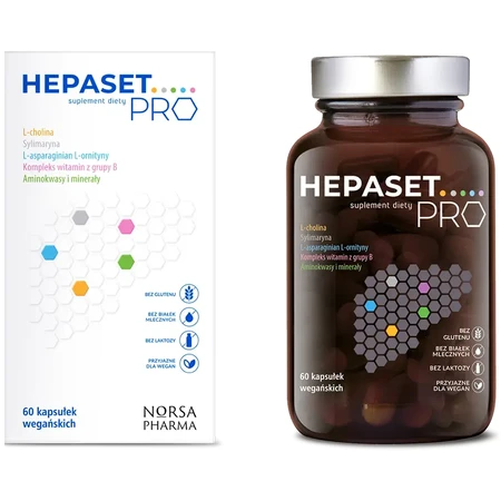 Hepaset Pro, 60 cápsulas