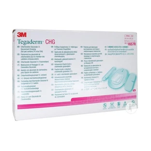 Apósito de fijación de catéter Tegaderm CHG, 8,5 cm x 11,5 cm, 1 pieza, 3M