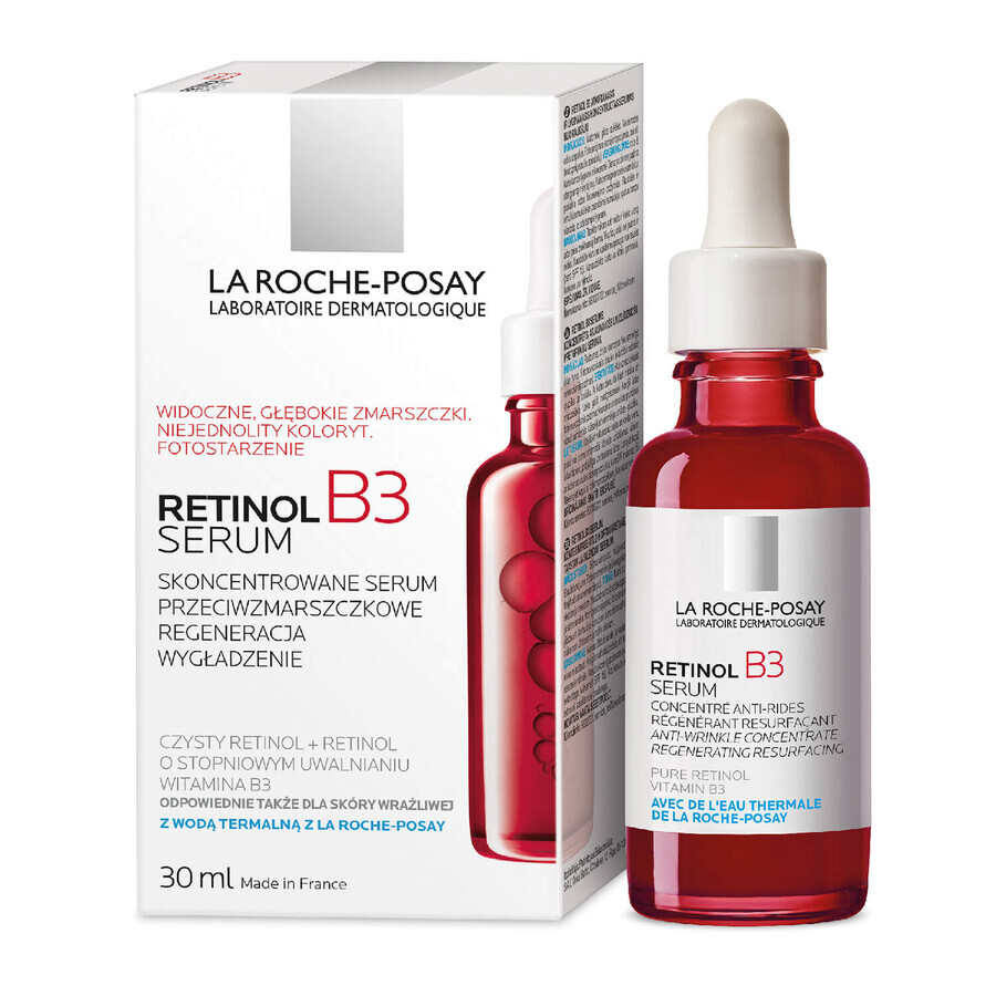 La Roche-Posay Retinol B3, concentrated anti-wrinkle serum, retinol and vitamin B3, 30 ml
