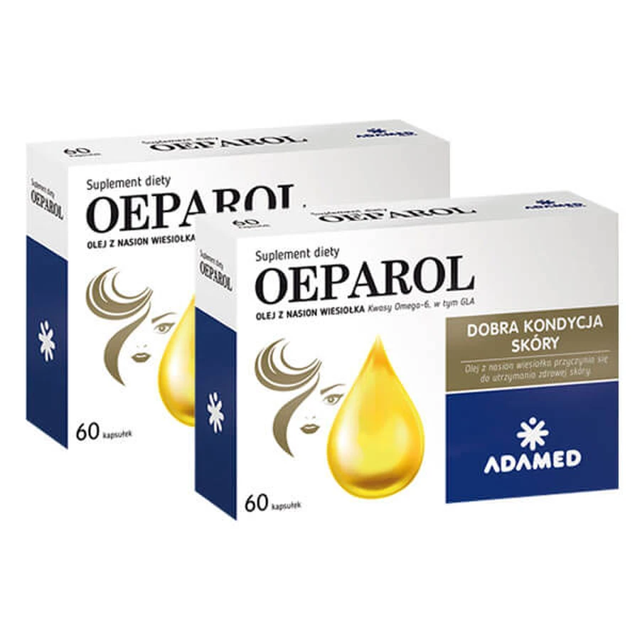 Kit Oeparol, teunisbloemzaadolie, 2 x 60 capsules
