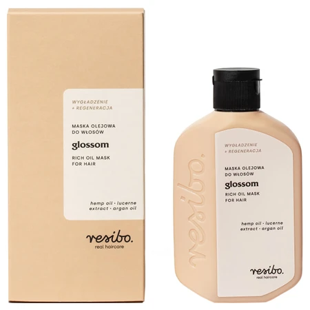 Resibo Glossom, masque à l'huile pour les cheveux, 100 ml