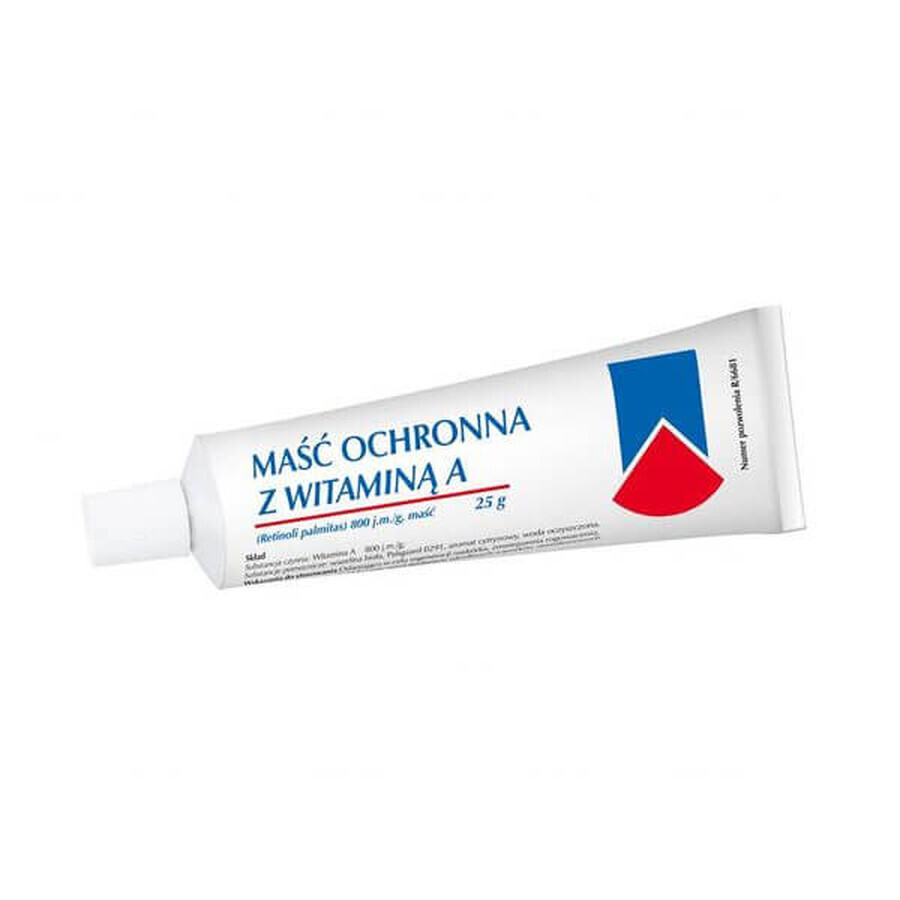 Pommade protectrice à la vitamine A 800 UI/g, 25 g