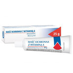 Pommade protectrice à la vitamine A 800 UI/g, 25 g