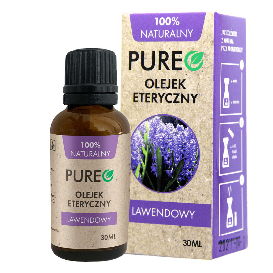Acquista Pureo, olio essenziale di lavanda, 30 ml Pureo, olio essenziale di lavanda, 30 ml