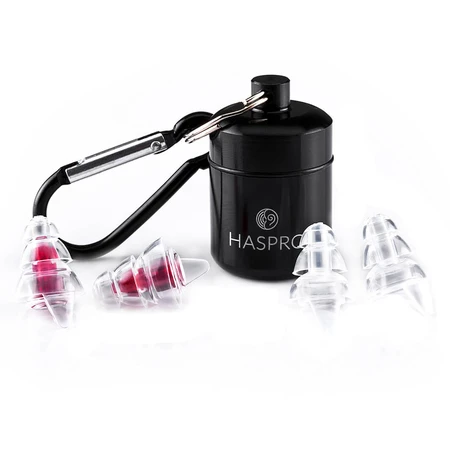 Haspro Work Universal, tapones para los oídos, 4 piezas +1 filtro