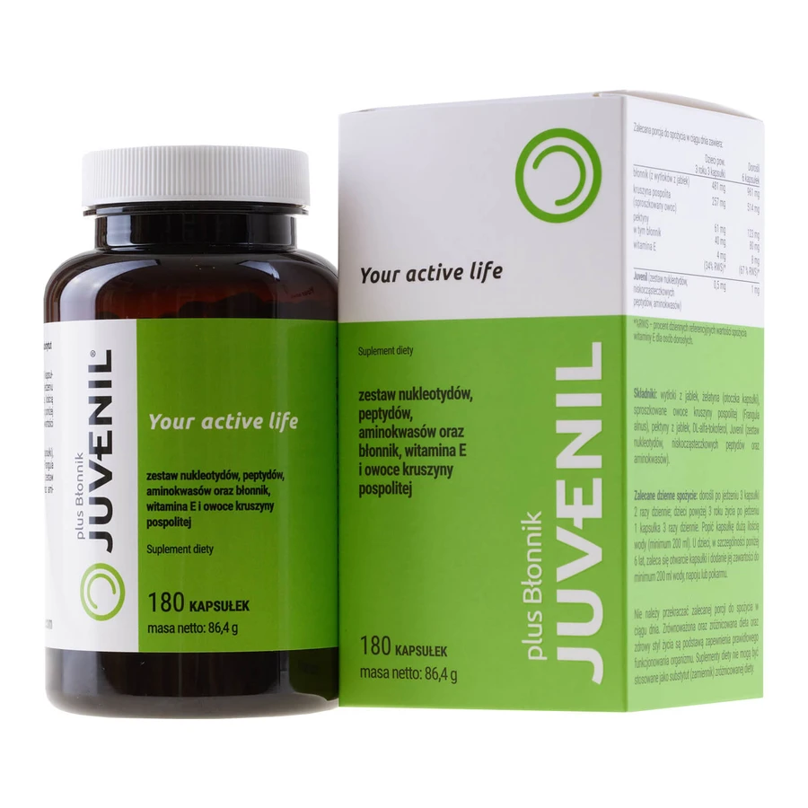 Juvenil Plus Fibre, 180 capsules