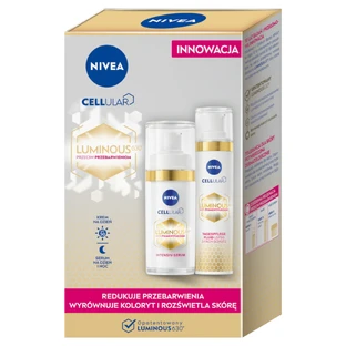 Nivea Cellular Luminous 630 set, crème de jour, SPF 50, 40 ml + sérum visage anti-pigmentation, 30 ml