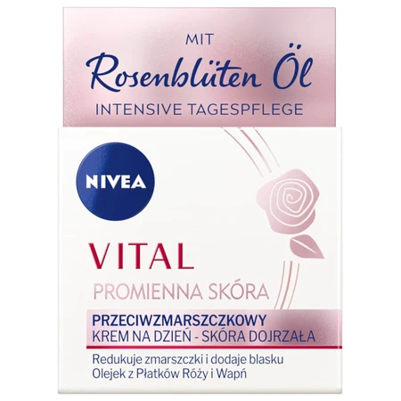 Nivea Vital Radiant Skin, Anti-Falten-Tagescreme, reife Haut, 50 ml