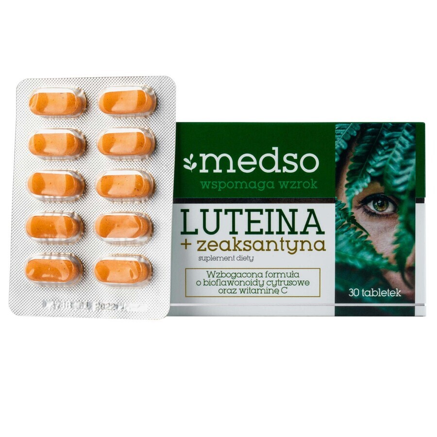Medso Luteína + Zeaxantina, 30 comprimidos