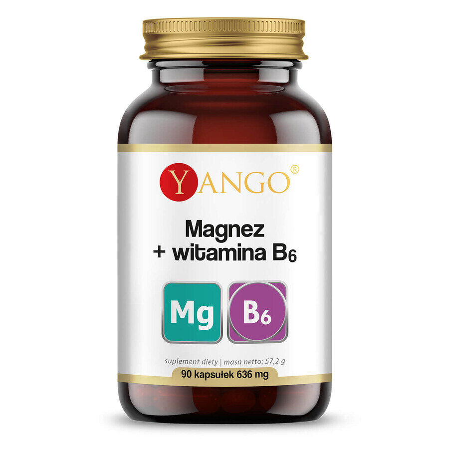 Boutique Yango Magnésium + Vitamine B6, 90 gélules Yango Magnésium + Vitamine B6, 90 gélules