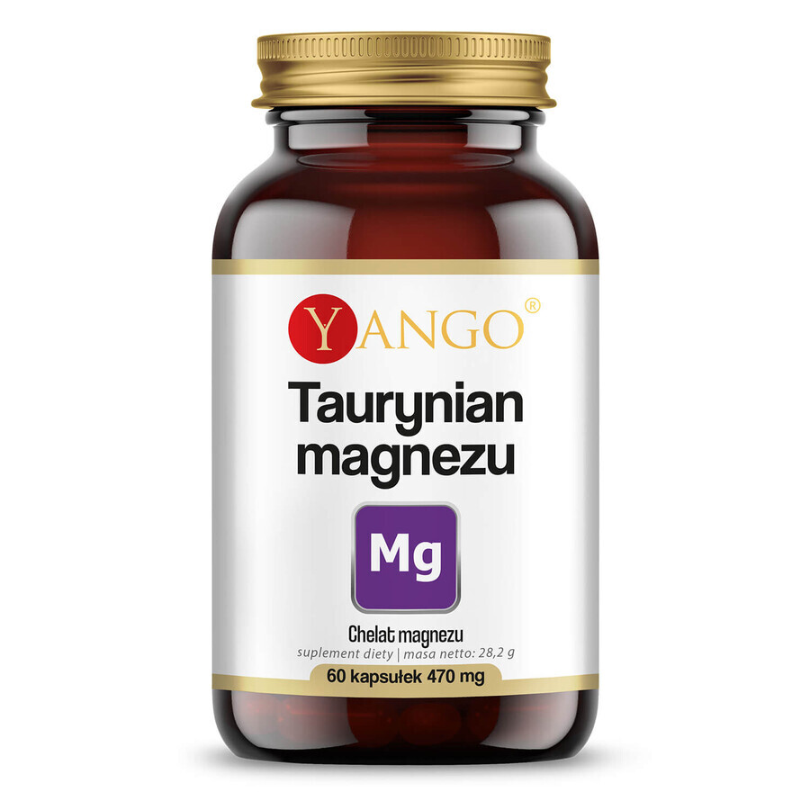 Boutique Yango Taurate de Magnésium, 60 gélules Yango Taurate de Magnésium, 60 gélules