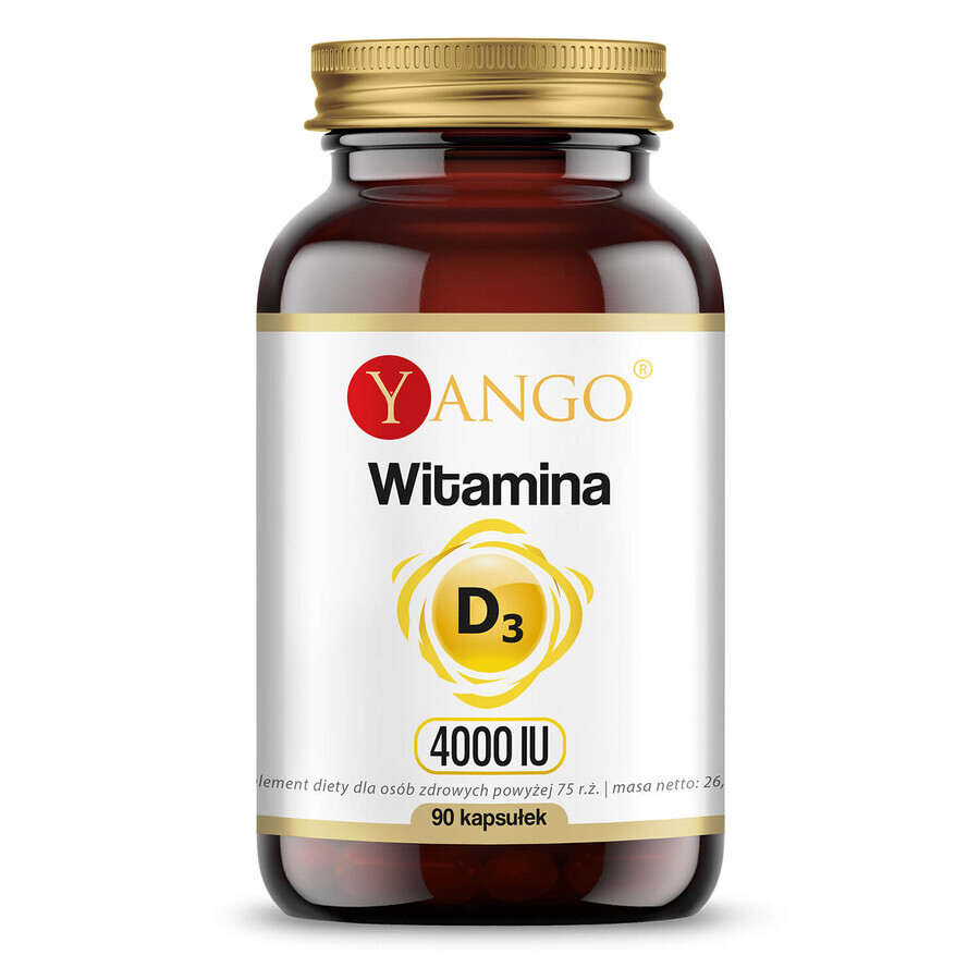 Boutique Yango Vitamine D3 4000 UI, 90 gélules Yango Vitamine D3 4000 UI, 90 gélules