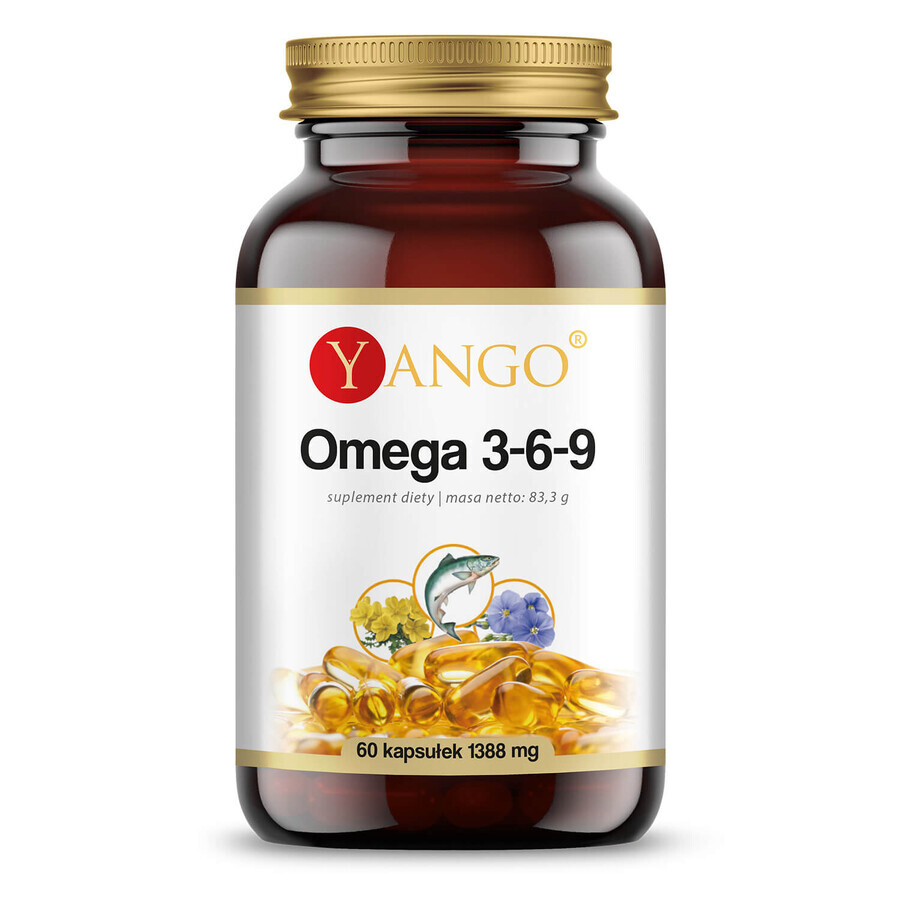 Boutique Yango Omega 3-6-9, 60 gélules Yango Omega 3-6-9, 60 gélules