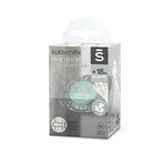 Suavinex Bonhomia, fopspeen, silicone, fysiologische SX Pro, mint uil, vanaf 18 maanden, 1 stuk