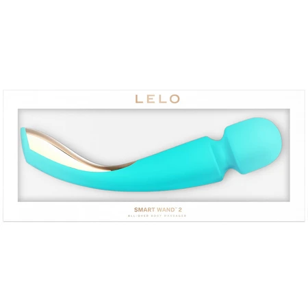 Lelo Smart Wand 2 Medium Ocean Blue, volledige lichaamsmassager, medium, blauw