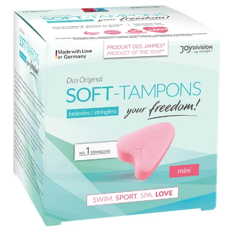 JoyDivision, Soft-Tampons, tampones sin hilo, 3 piezas