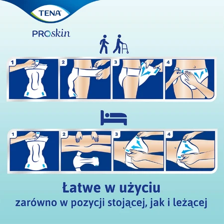 Tena Flex ProSkin, Windeln, Größe S, 61-87 cm, Super, 30 Stück