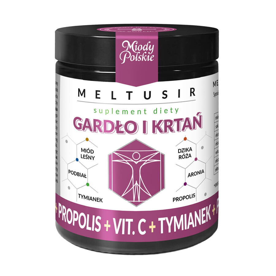 Meltusir Polish honey Meltusir Neck and larynx, 240 g