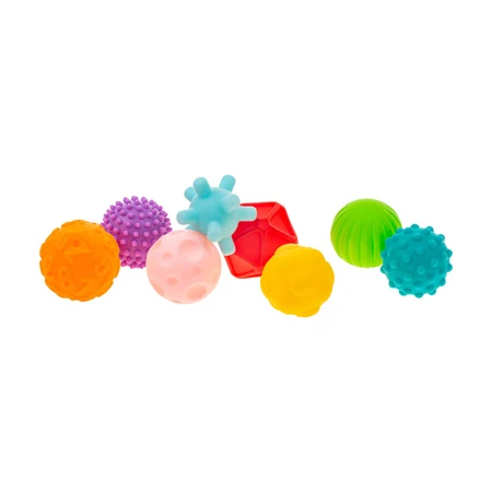 Ackuku, set of sensory balls, from 6 months, 8 pieces