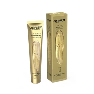 Toothpaste Luxury Whitening Gold, 75 ml, Curasept