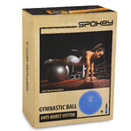 Spokey Fitball, minge de gimnastică cu pompă, albastru, 65 cm, 1 buc Spokey Fitball, minge de gimnastică cu pompă, albastru, 65 cm, 1 buc