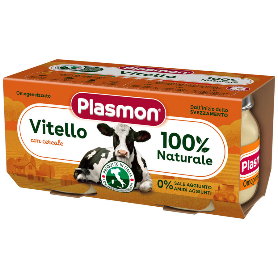 Comprar Plasmon Cena, ternera, después de 4 meses, 2 x 80 g Plasmon Cena, ternera, después de 4 meses, 2 x 80 g