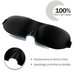 Waya 3D Comfort, bandeau pour dormir, noir, 1 pièce 