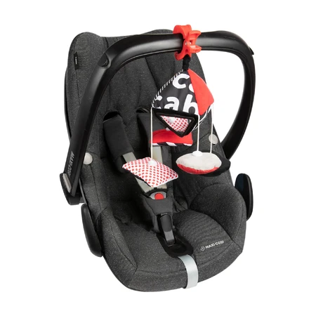 Canpol Babies, Móvil de viaje en contraste para cochecito y silla de coche, Sensory Toys, desde el nacimiento, 1 pieza