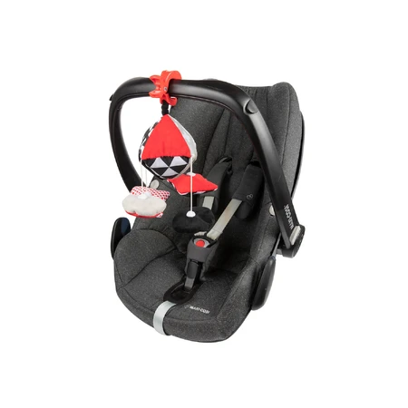 Canpol Babies, Móvil de viaje en contraste para cochecito y silla de coche, Sensory Toys, desde el nacimiento, 1 pieza