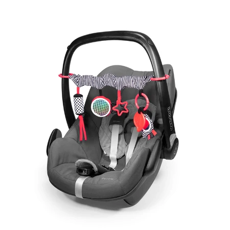 Canpol Babies, Kinderwagen- und Autositzring, Sensorisches Spielzeug, ab Geburt, 1 Stück