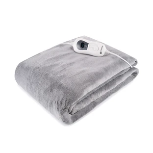 Oromed Oro-Decke, Heizdecke, wärmend, Fleece, grau