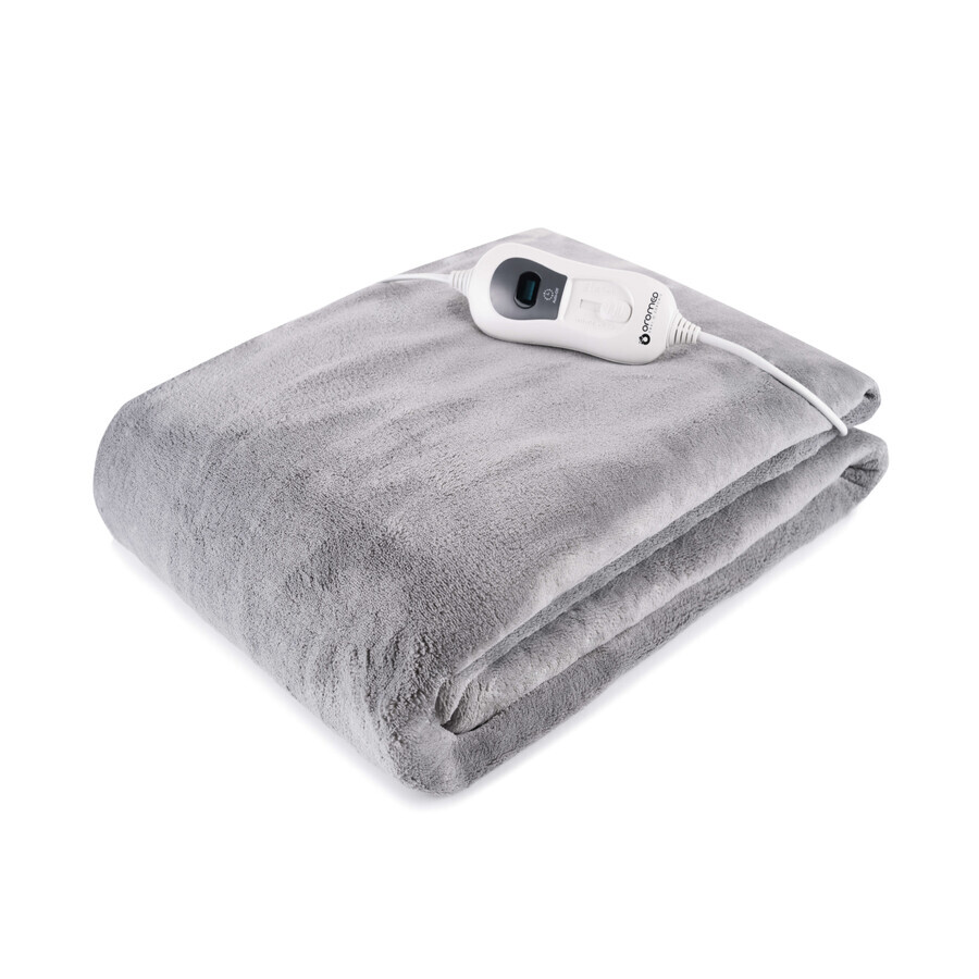 Oromed Oro-Blanket, manta eléctrica, calentamiento, polar, gris