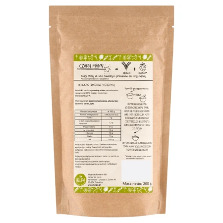 Helpa Mom's Spreuken Bio Speltpap met kikkererwten, zuivelvrij, zonder toegevoegde suiker, 200 g