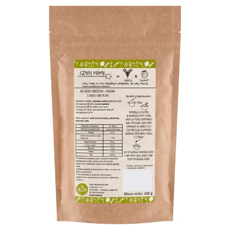 Helpa Mom's magic Bio Porridge d'épeautre et d'avoine au cacao et aux dattes, sans produits laitiers, sans sucre ajouté, 200 g