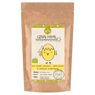 Helpa Czary Mama Bio Gachas de mijo y espelta con vainilla bourbon, sin lácteos, sin azúcares añadidos, 200 g